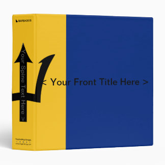 Barbados Flag Binder
