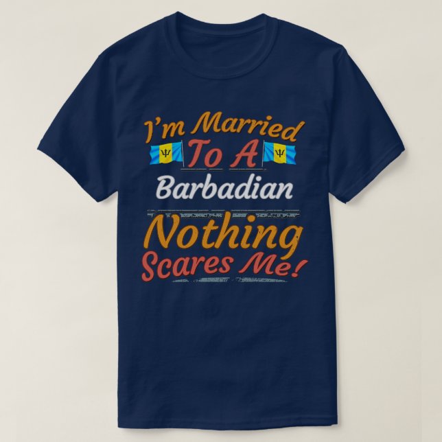 Barbados Flag Butterfly Gift for Barbadian From Ba T-Shirt (Design Front)