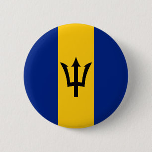 Barbados Flag Button
