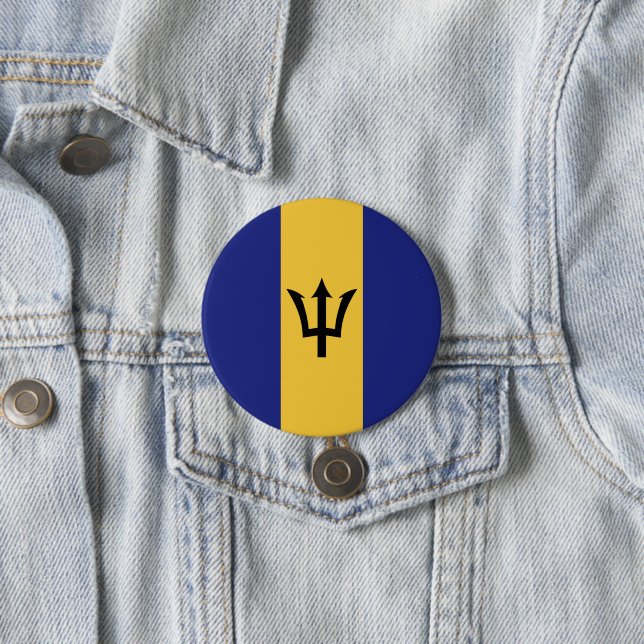 Barbados flag button (In Situ)