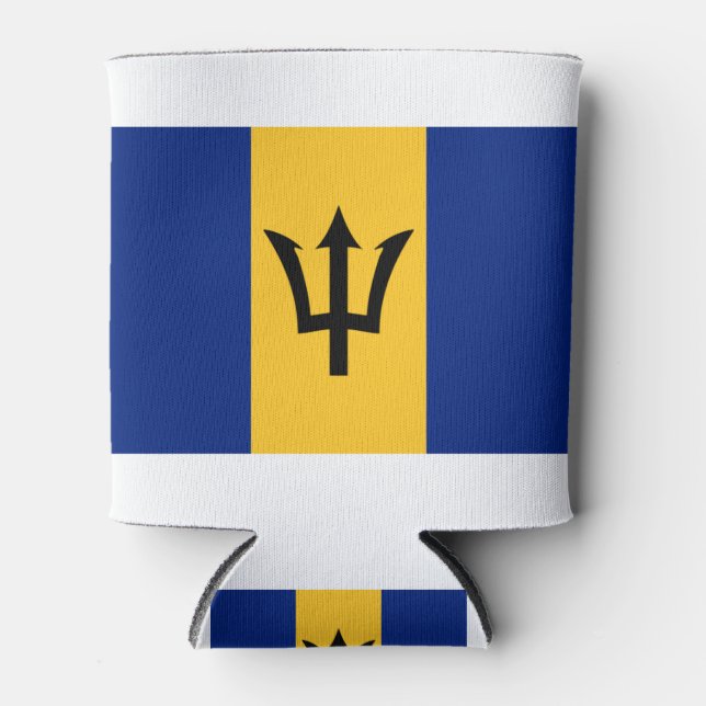 Barbados Flag Can Cooler (Front)