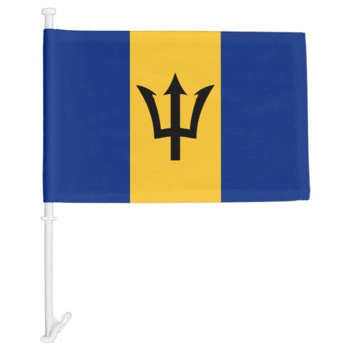 Barbados Flag Car Flag