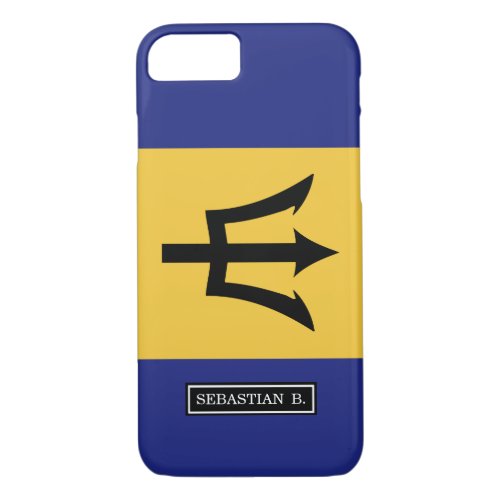 Barbados Flag iPhone 87 Case