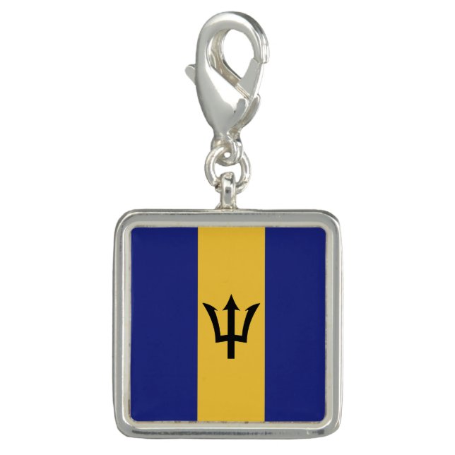 Barbados flag charm (Front)