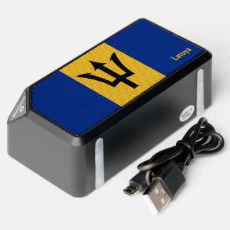 Barbados Flag Customizable Bluetooth Speaker