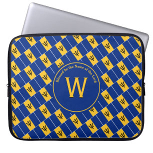 BARBADOS FLAG Customized Monogram Barbadian Laptop Laptop Sleeve