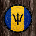 Barbados Flag Dartboard & Barbados / game board<br><div class="desc">Dartboard: Barbados & Barbados flag darts,  family fun games - love my country,  summer games,  holiday,  fathers day,  birthday party,  college students / sports fans</div>