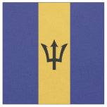 Barbados flag fabric
