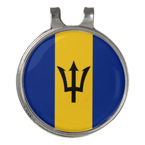 Barbados  Flag Golf Hat Clip