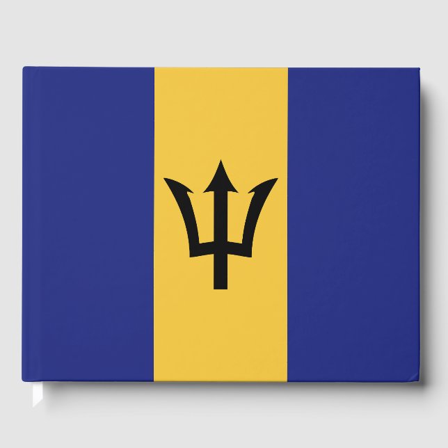 Barbados flag guest book (Front)