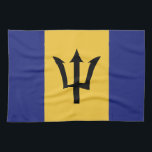Barbados Flag Hand Towel<br><div class="desc">Celebrate your pride in being from the beautiful island country of Barbados.</div>