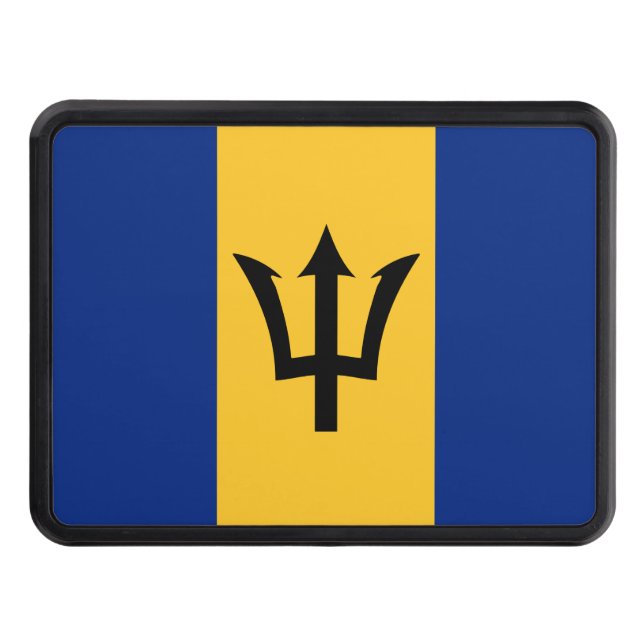 Barbados Flag Hitch Cover (Front)