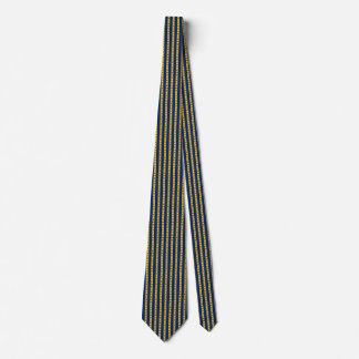 Barbados Flag Honeycomb Tie