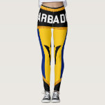 Barbados Flag Leggings<br><div class="desc">Barbados Flag</div>