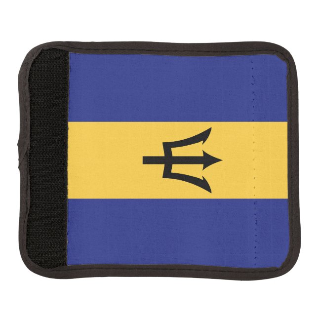 Barbados flag luggage handle wrap (Front)
