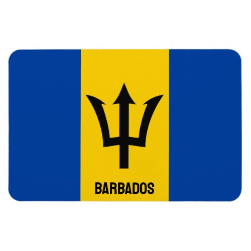 Barbados Flag Magnet