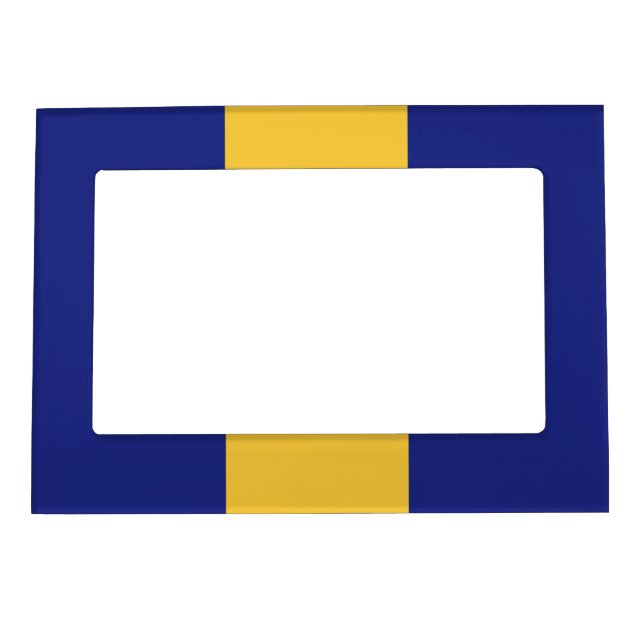 Barbados flag magnetic frame (Front)