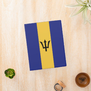 Barbados flag mini binder