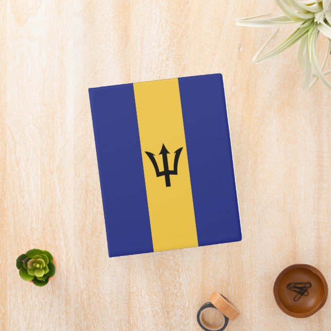 Barbados flag mini binder (InSitu)