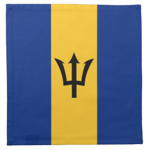 Barbados Flag Napkin