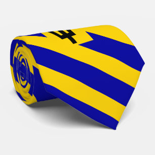 Barbados Flag  Neck Tie