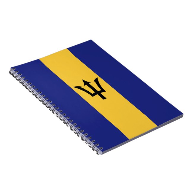 Barbados flag notebook (Right Side)