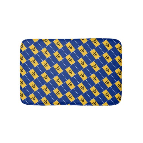 BARBADOS FLAG Patriotic Barbadian Bath Mat