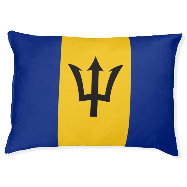 Barbados  Flag Pet Bed (Front)