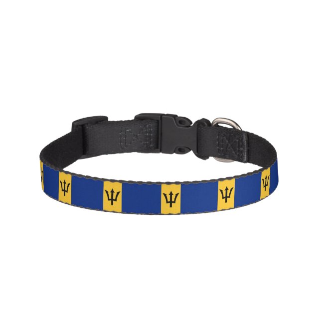 Barbados Flag Pet Collar (Front)
