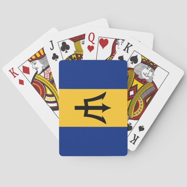 Barbados Flag Poker Cards (Back)