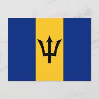 Barbados Flag Postcard