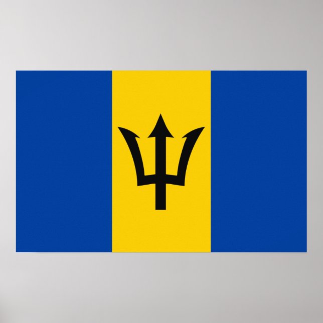 Barbados Flag Poster (Front)