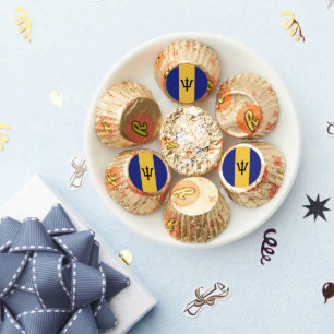 Barbados flag reese's peanut butter cups