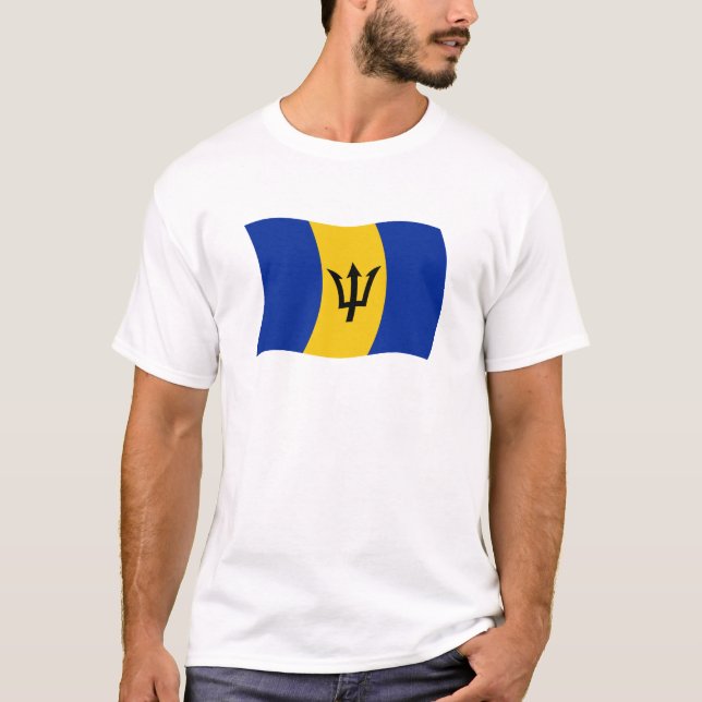 Barbados Flag Shirt (Front)
