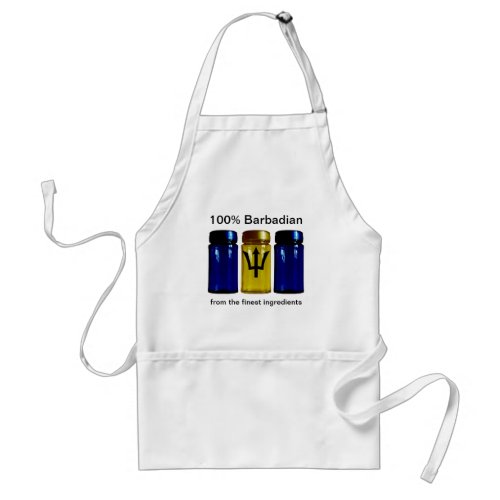 Barbados Flag Spice Jars Apron