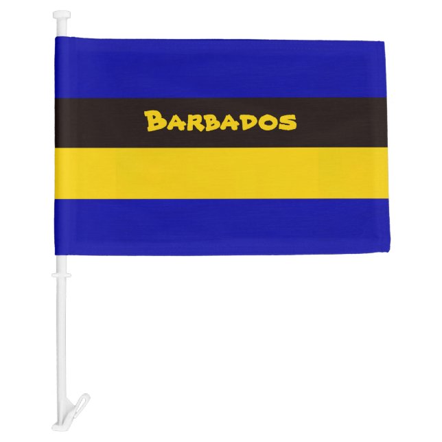 Barbados Flag Stripe Colors flag (Front)