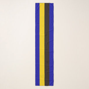 Barbados Flag Stripe Colors Scarf