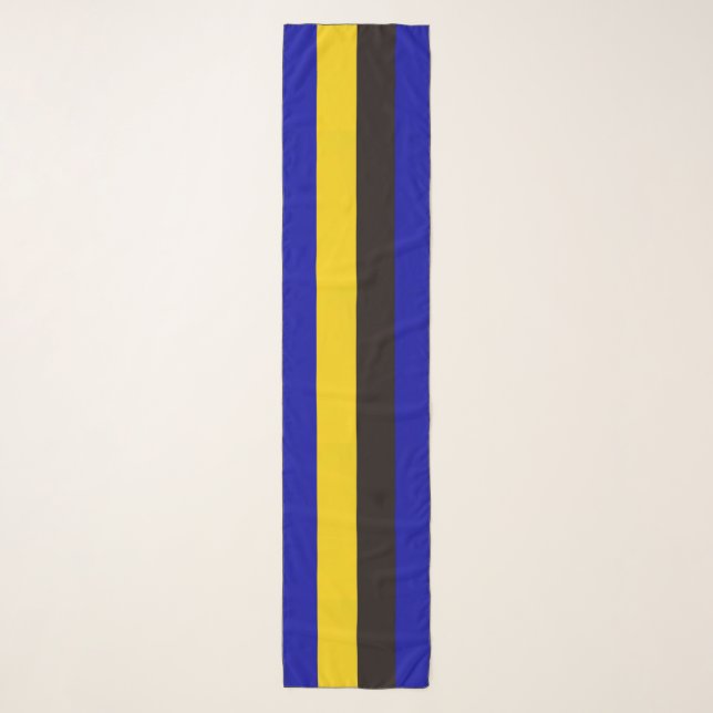Barbados Flag Stripe Colors Scarf (Front)
