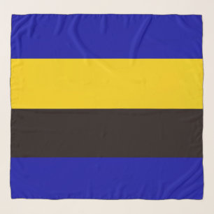 Barbados Flag Stripe Colors Scarf