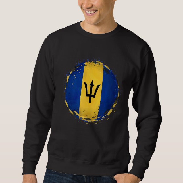 Barbados Flag Sweatshirt (Front)