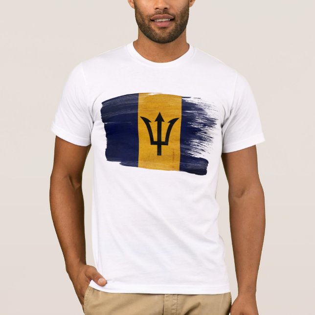Barbados Flag T-Shirt (Front)
