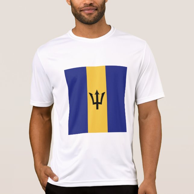 Barbados flag T-Shirt (Front)