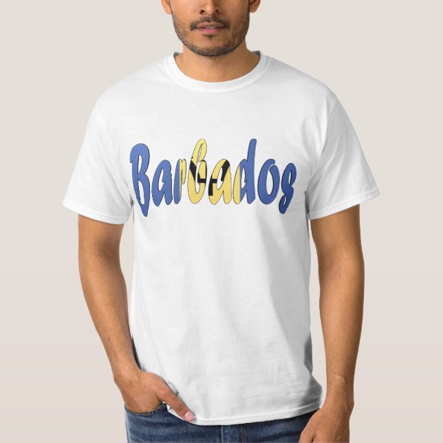 Barbados Flag T-Shirt (Front)