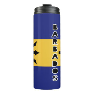 Barbados Flag Thermal Tumbler