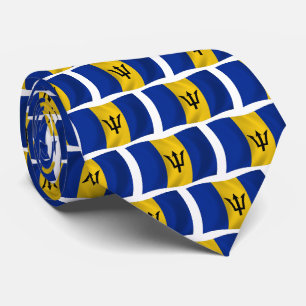 Barbados Flag Tie