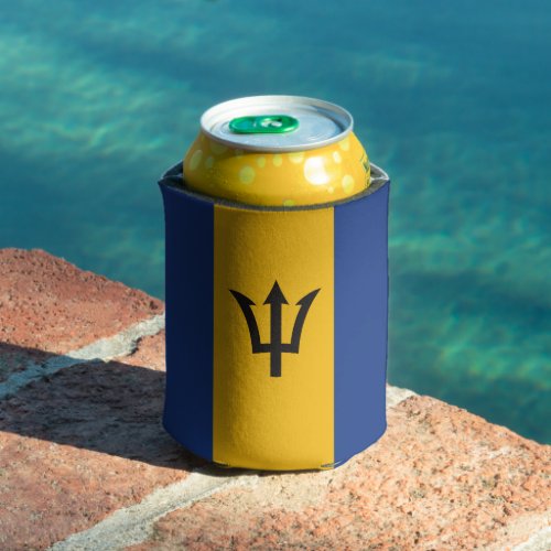 Barbados Flag Totally  Can Cooler