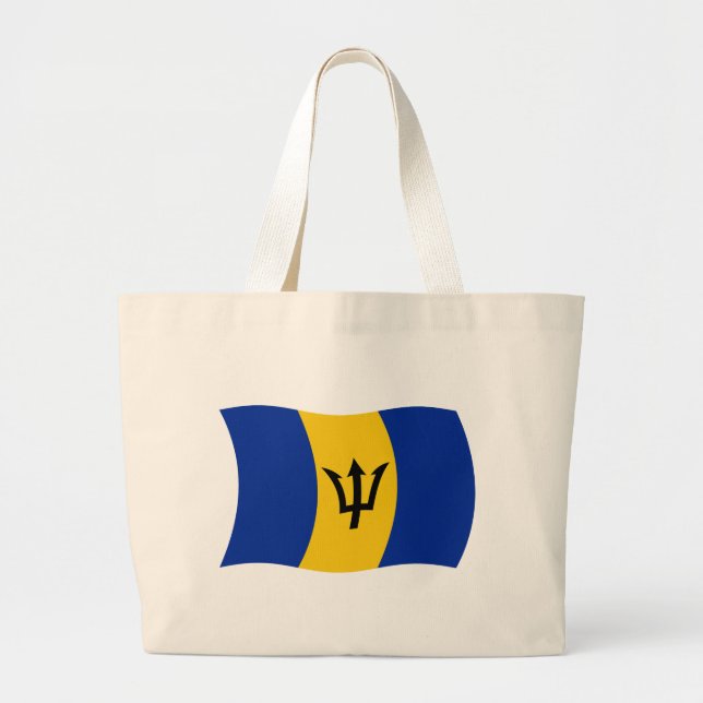 Barbados Flag Tote Bag (Front)