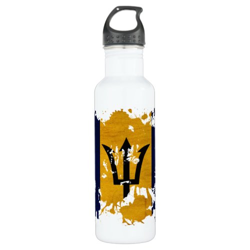 Barbados Flag Water Bottle