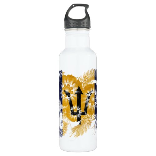 Barbados Flag Water Bottle