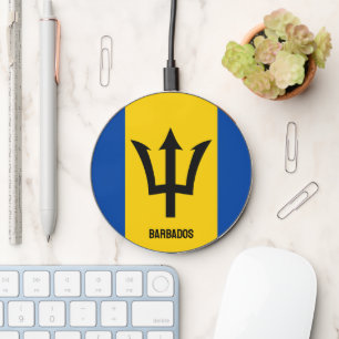 Barbados Flag Wireless Charger